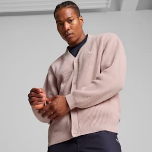 Cárdigan para hombre MMQ, Mauve Mist, extralarge