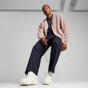 Cárdigan para hombre MMQ, Mauve Mist, extralarge