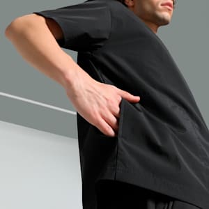 MMQ SPORT Woven Men's Relaxed Fit Tee, PUMA Black, extralarge-IND