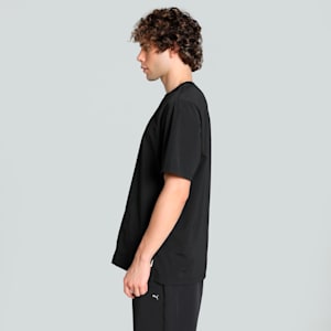 MMQ SPORT Woven Men's Relaxed Fit Tee, PUMA Black, extralarge-IND