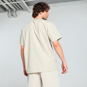 MMQ SPORT Woven Men's Relaxed Fit Tee, Desert Dust, extralarge-IND