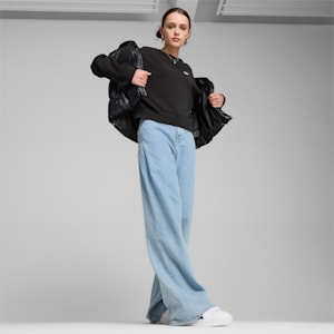 DOWNTOWN RE:COLLECTION Women's Crew, PUMA Black, extralarge