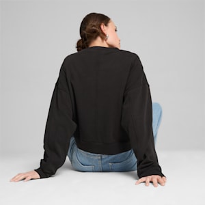 DOWNTOWN RE:COLLECTION Women's Crew, PUMA Black, extralarge