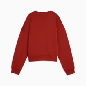 DOWNTOWN RE:COLLECTION Women's Crew, Mars Red, extralarge