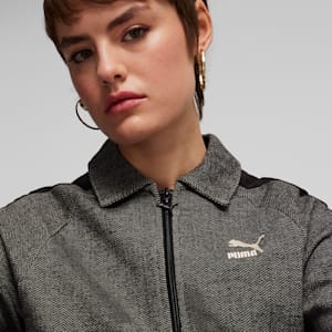 PLAY LOUD T7 Women's Track Jacket II, PUMA Black-Alpine Snow, extralarge