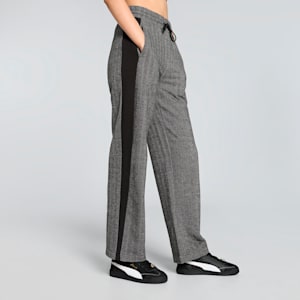 T7 High Waist Women's Track Pants, PUMA Black-Alpine Snow, extralarge-IND