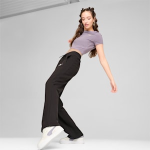 Pantalon de survêtement taille haute T7 Femme, PUMA Black-PUMA Black, extralarge