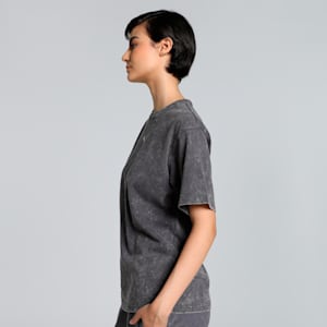 DARE TO Relaxed Washed Women's Relaxed Fit Tee, Galactic Gray, extralarge-IND