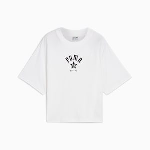 CLASSICS PLAY LOUD Women's Relaxed Tee, PUMA White, extralarge