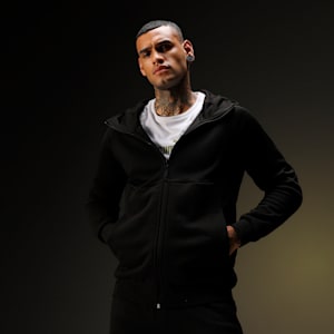 PUMATECH Full-Zip Men's Hoodie, PUMA Black, extralarge-IND