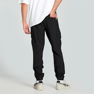 Porsche Design Men's Motorsport Cargo Pants, PUMA Black, extralarge-IND