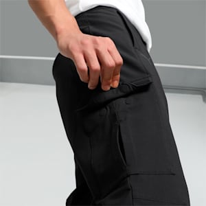 Porsche Design Men's Motorsport Cargo Pants, PUMA Black, extralarge-IND