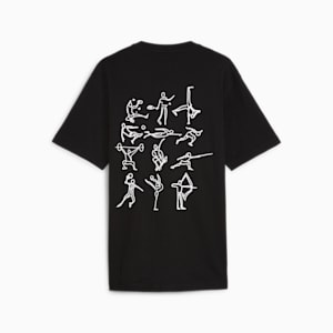 ユニセックス GRAPHICS アスリート 半袖 Tシャツ, PUMA Black, extralarge-JPN