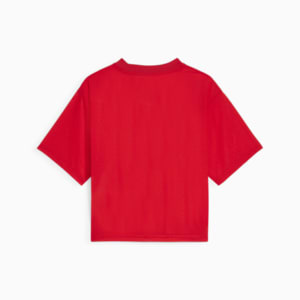 DARE TO Women's Mesh Tee, For All Time Red, extralarge