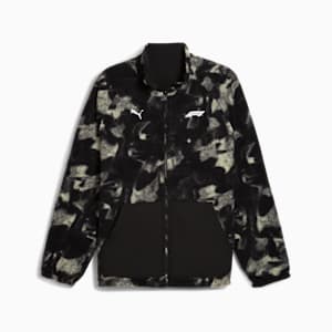 F1® Statement Men's Motorsport Reversible Puffer Jacket, PUMA Black-AOP, extralarge-IND