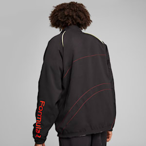 F1® Statement Men's Motorsport Reversible Puffer Jacket, PUMA Black-AOP, extralarge-IND