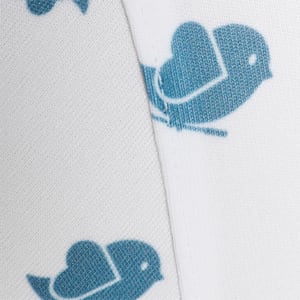 Pure Love Birdies Men's Golf Polo, White Glow-Blue Horizon, extralarge-IND