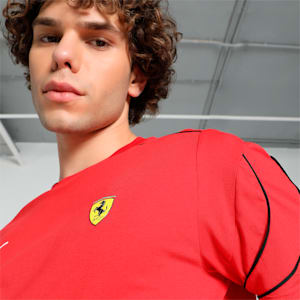 Scuderia Ferrari Race MT7+ Men's Motorsport Tee, Rosso Corsa, extralarge-IND