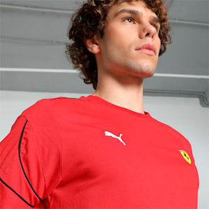 Scuderia Ferrari Race MT7+ Men's Motorsport Tee, Rosso Corsa, extralarge-IND