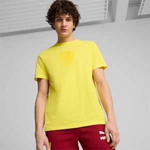 T-shirt à graphique Scuderia Ferrari Race Homme, Speed Yellow, extralarge