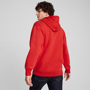 Sudadera con capucha para hombre Scuderia Ferrari Race Big Shield, Rosso Corsa, extralarge