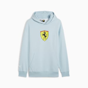 Sudadera con capucha para hombre Scuderia Ferrari Race Big Shield, Frosted Dew, extralarge