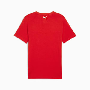 T-shirt à gros écusson Scuderia Ferrari Race Homme, Rosso Corsa, extralarge