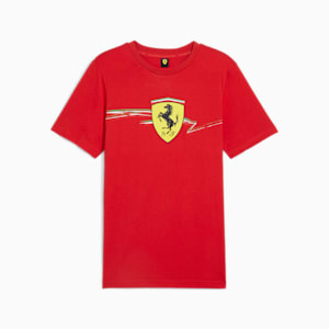 Camiseta para hombre Scuderia Ferrari Race Big Shield, Rosso Corsa, extralarge