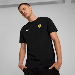 Scuderia Ferrari Race Color Shield Men's Tee, PUMA Black, extralarge