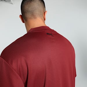 Scuderia Ferrari Style Premium Men's Relaxed Fit Motorsport Tee, Intense Red, extralarge-IND