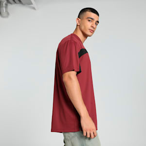 Scuderia Ferrari Style Premium Men's Relaxed Fit Motorsport Tee, Intense Red, extralarge-IND