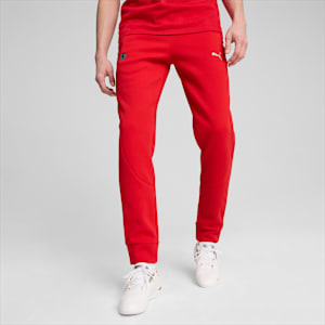 Ferrari Style Sweat Pants Men, Rosso Corsa, extralarge