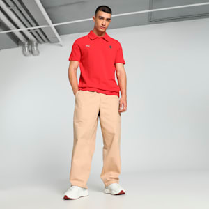 Scuderia Ferrari Style Men's Motorsport Polo, Rosso Corsa, extralarge-IND