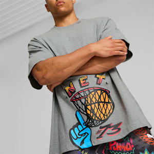 Camiseta de baloncesto Getting Crafty I, Medium Gray Heather, extralarge