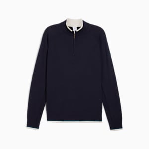 メンズ ゴルフ ARNOLD PALMER ニット 1/4 ジップ, Deep Navy, extralarge-JPN
