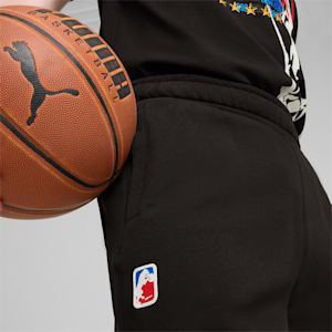 メンズ バスケットボール カルチャー バンドワゴン スウェット ニットパンツ, PUMA Black-Lapis Lazuli, extralarge-JPN
