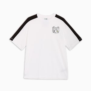 ユニセックス NEKO-san グラフィック オーバーサイズ 半袖 Tシャツ, PUMA White, extralarge-JPN