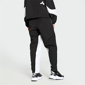 BMW M Motorsport Women's Relaxed Fit Statement Pants, PUMA Black, extralarge-IND