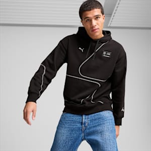 BMW M Motorsport Men's Statement Hoodie, PUMA Black, extralarge