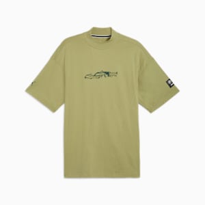 Remera BMW M Motorsport Statement Car para hombre, Calming Green, extralarge