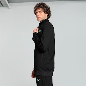 Mercedes-AMG Petronas F1® Cloudspun Men's Slim Fit Motorsport Jacket, PUMA Black, extralarge-IND