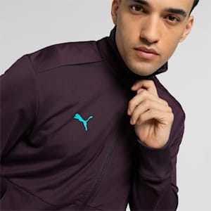 Mercedes-AMG Petronas F1® Cloudspun Men's Slim Fit Motorsport Jacket, Midnight Plum, extralarge-IND