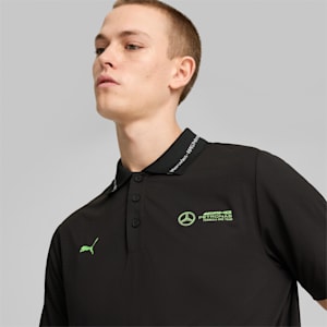 Polo para hombre Mercedes-AMG Petronas F1® Cloudspun, PUMA Black, extralarge