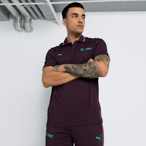 Mercedes-AMG Petronas F1® Cloudspun Men's Motorsport Polo, Midnight Plum, extralarge-IND