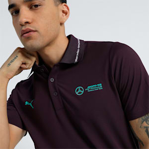 Mercedes-AMG Petronas F1® Cloudspun Men's Motorsport Polo, Midnight Plum, extralarge-IND