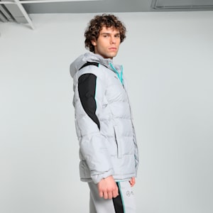 Mercedes-AMG Petronas F1® MT7+ Ecolite Men's Motorsport Padded Jacket, Team Silver, extralarge-IND