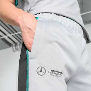 Mercedes-AMG Petronas F1® MT7+ Men's Slim Fit Motorsport Track Pants, Team Silver, extralarge-IND