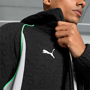 Mercedes-AMG Petronas F1® Men's Hooded Motorsport Sweat Jacket, PUMA Black, extralarge-IND