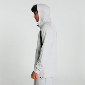 Mercedes-AMG Petronas F1® Men's Hooded Motorsport Sweat Jacket, Team Silver, extralarge-IND