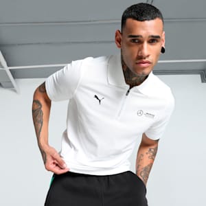 Mercedes-AMG Petronas F1® Men's Motorsport Polo, PUMA White, extralarge-IND